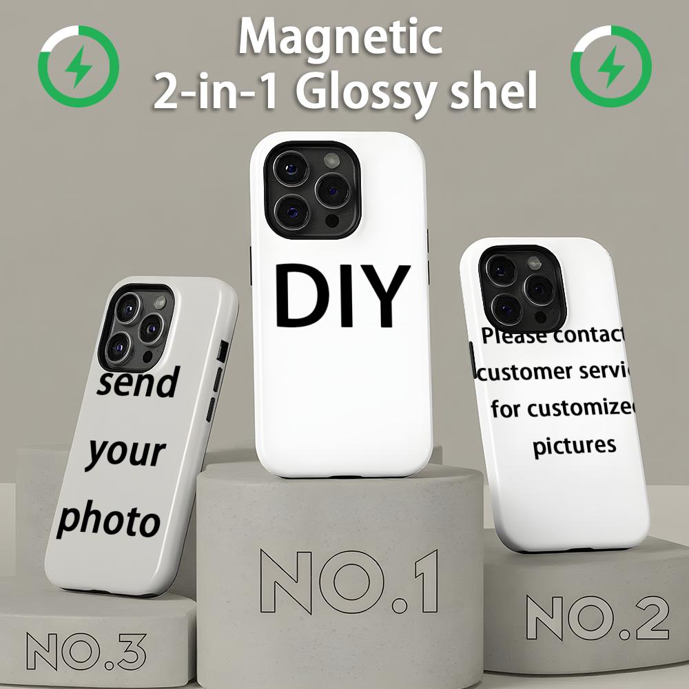 Mini Pc Case - heheh Phone Case Magnetic 2-in-1 Glossy