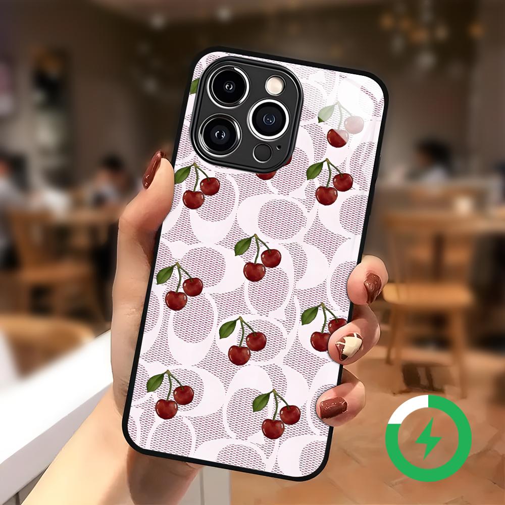 Cherry Luxury Pattern Phone Ca - Computer Case ulasan dan harga