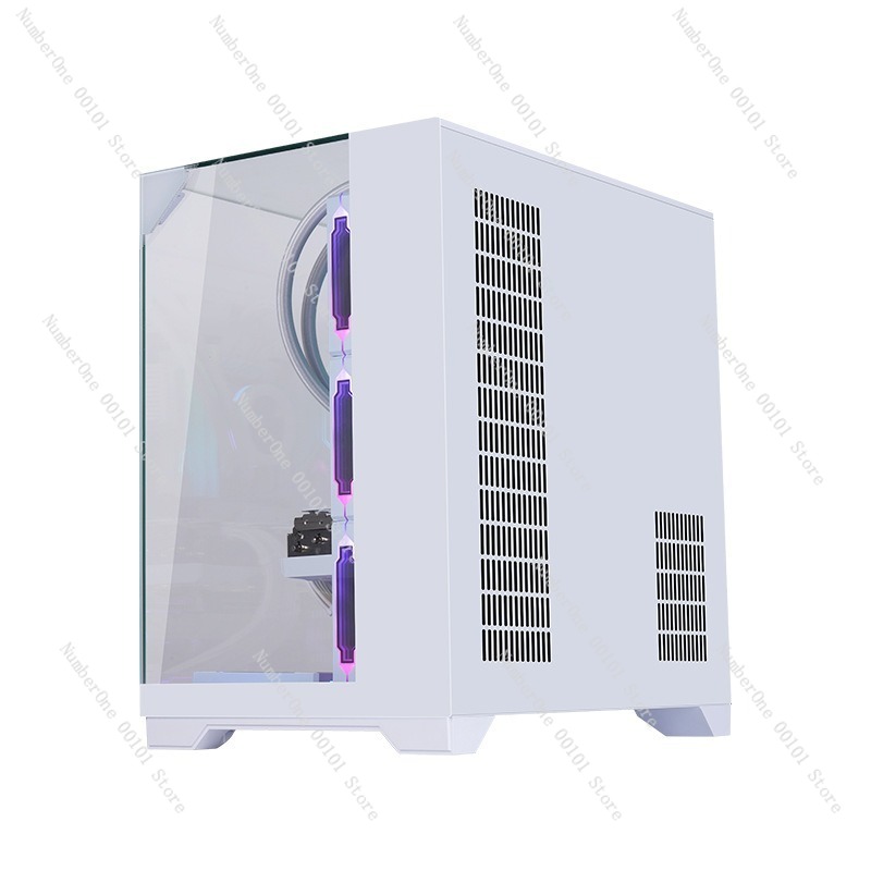 ATX Gaming PC Case Panoramic T - Pc Chassis ulasan dan harga