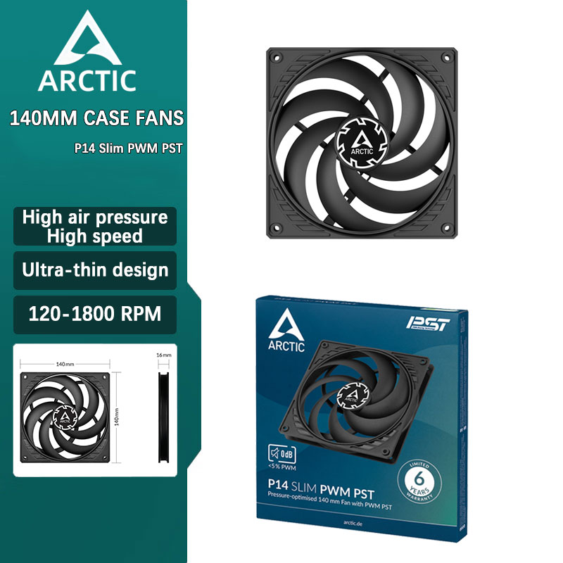 ARCTIC P14 Slim PWM PST Comput - Case Fan Controller ulasan dan harga