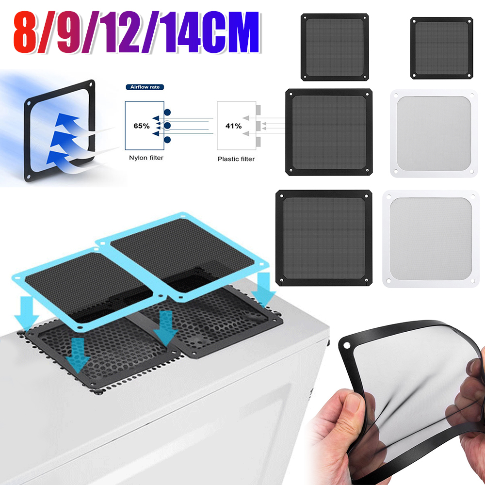 1/2X 8/9/12/14cm Magnetic Fram - Dust Filter Pc ulasan dan harga