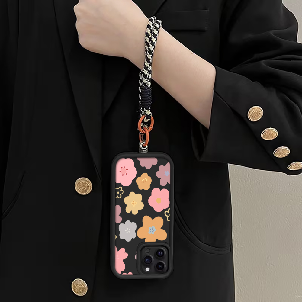 Macaron Flowers Strap Rope Pho - Matte Pc Case ulasan dan harga