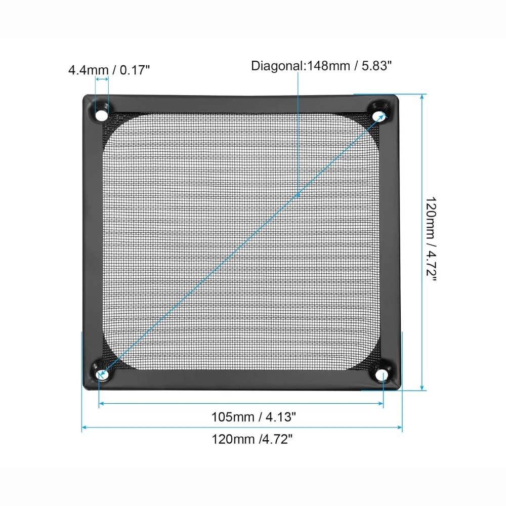 Mesh Cover Anti Rust Computer  - Dust Filter Pc ulasan dan harga