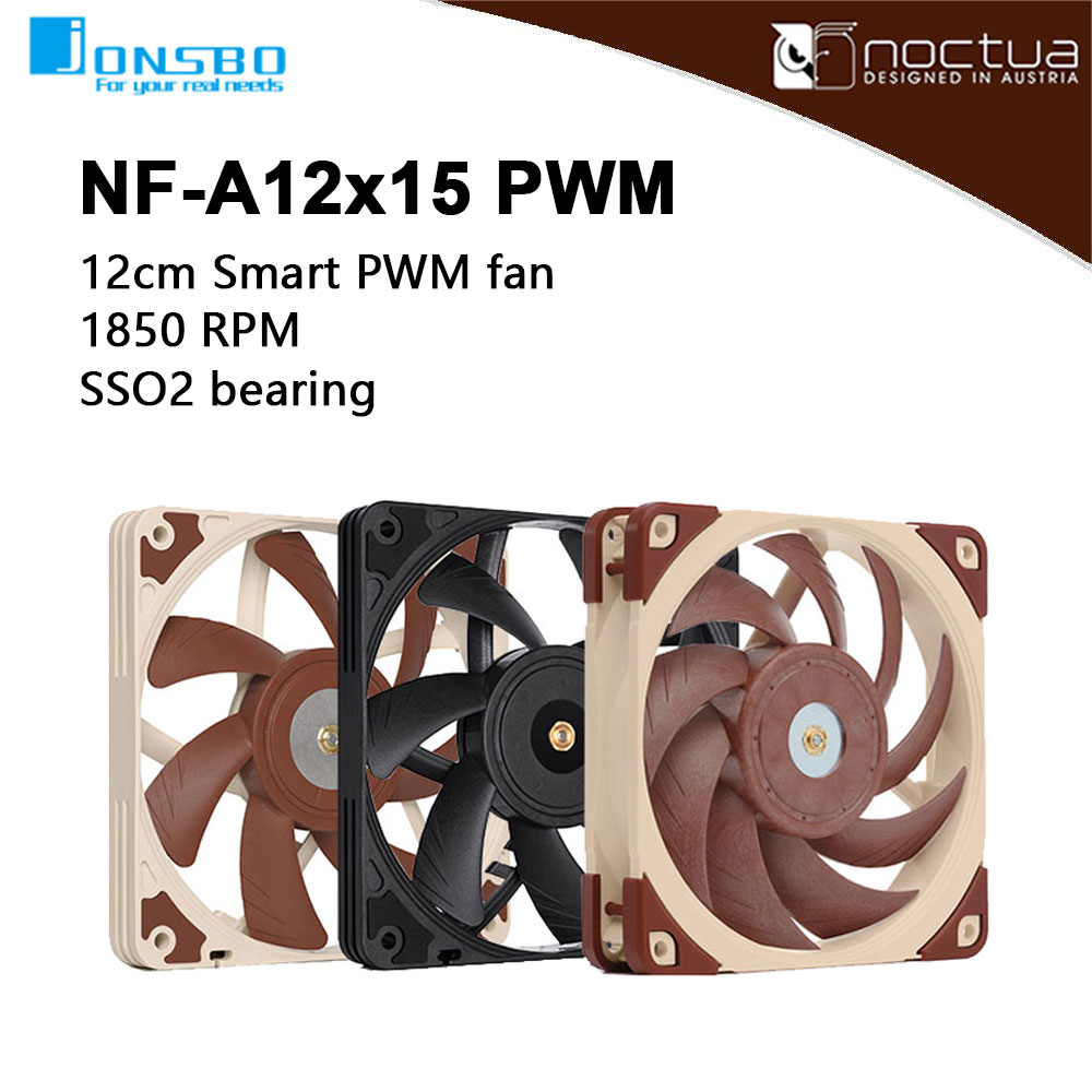 Noctua NF-A12x15 PWM Chromax.b - Case Fan Controller ulasan dan harga