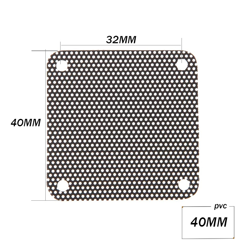 100Pcs YOUNUON 40mm Fan Filter - Dust Filter Pc ulasan dan harga