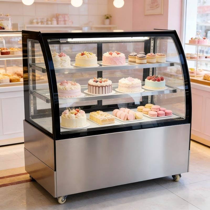 2 Tier Commercial Cake Display - Case Fans ulasan dan harga
