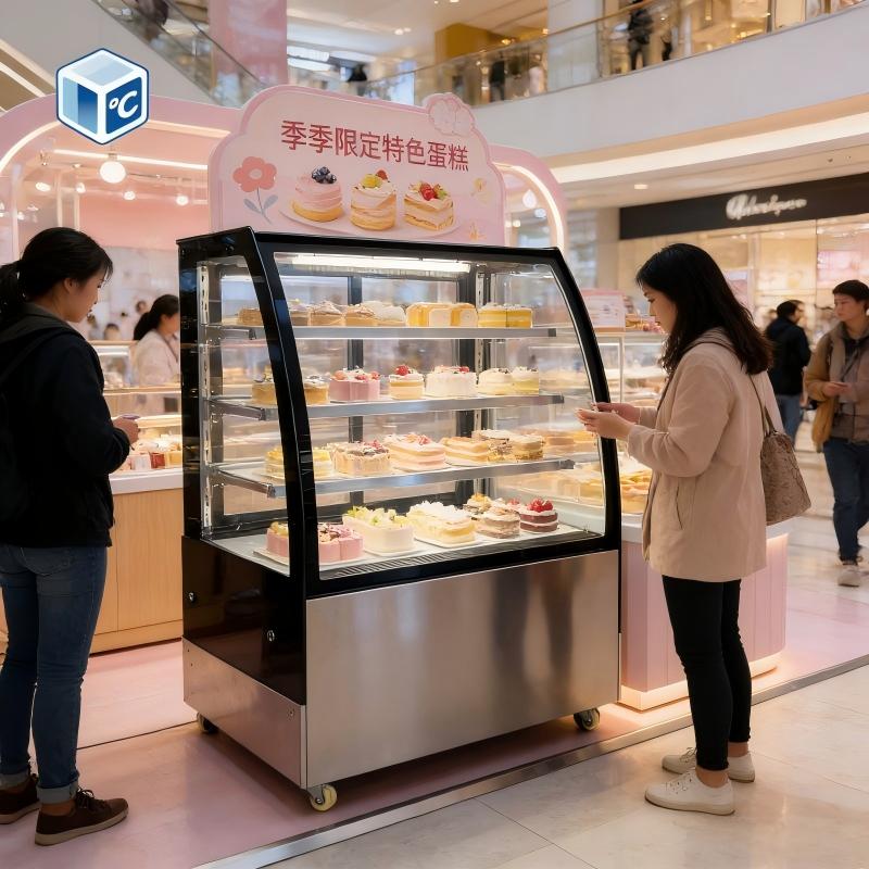 2 Tier Commercial Cake Display - Case Fans ulasan dan harga