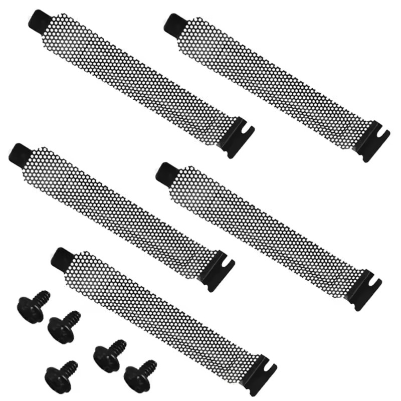 5PCS PCI Slot Cover Filter Bla - Dust Filter Pc ulasan dan harga