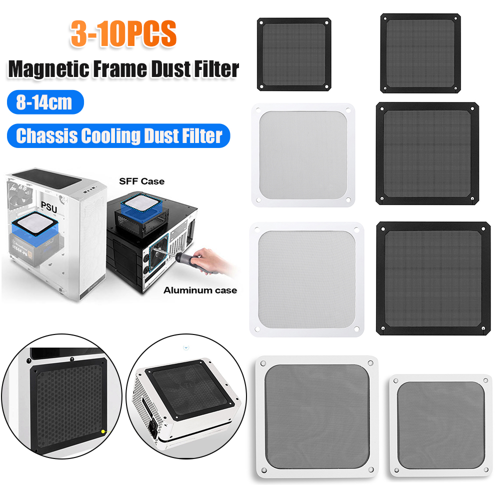 8-14cm PC Computer Case Coolin - Dust Filter Pc ulasan dan harga