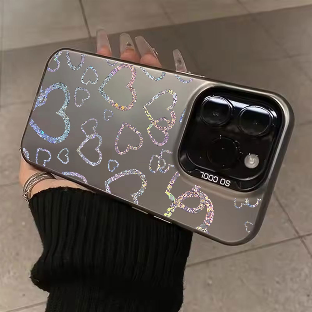 Colorful Heart Print Case For  - Computer Case ulasan dan harga