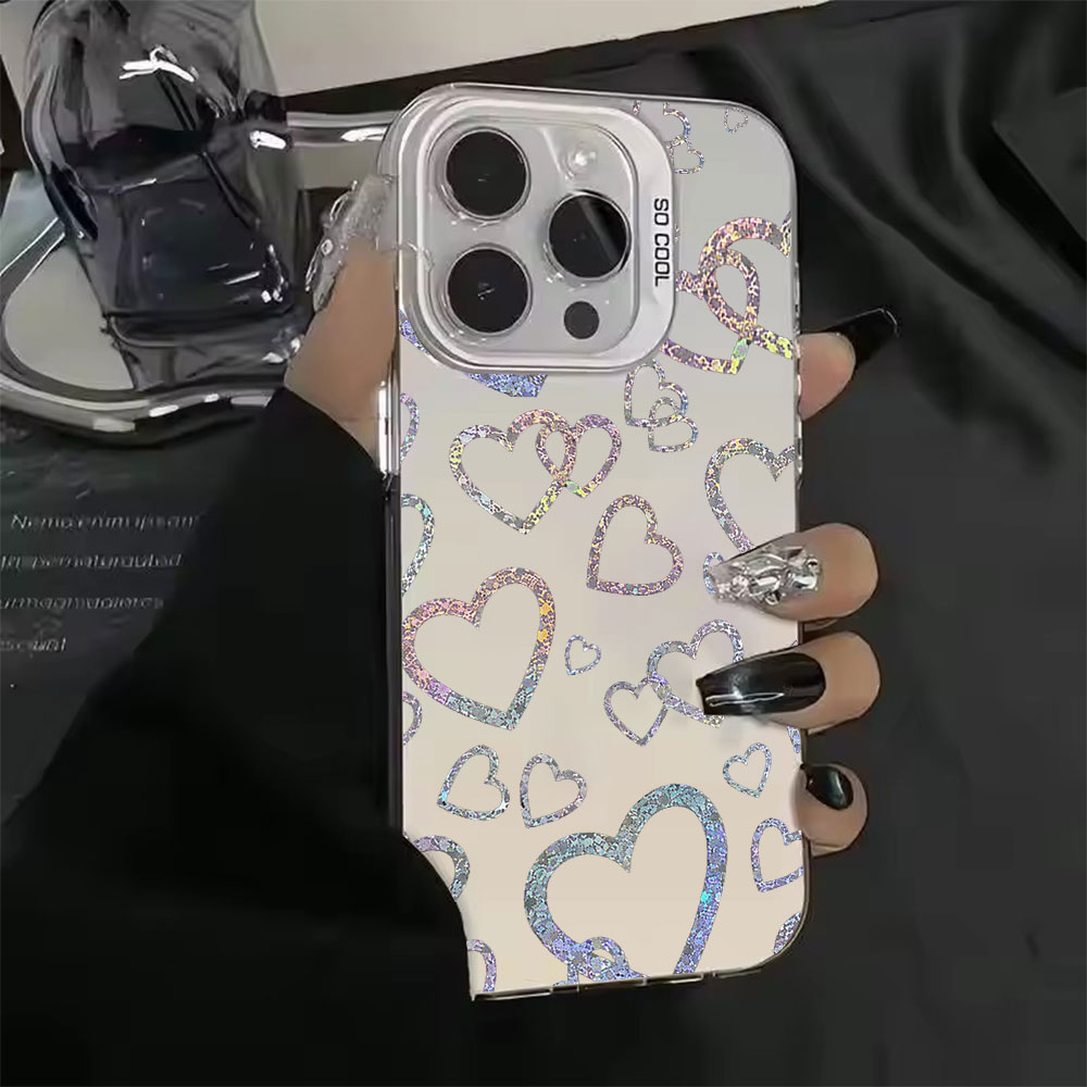Colorful Heart Print Case For  - Computer Case ulasan dan harga