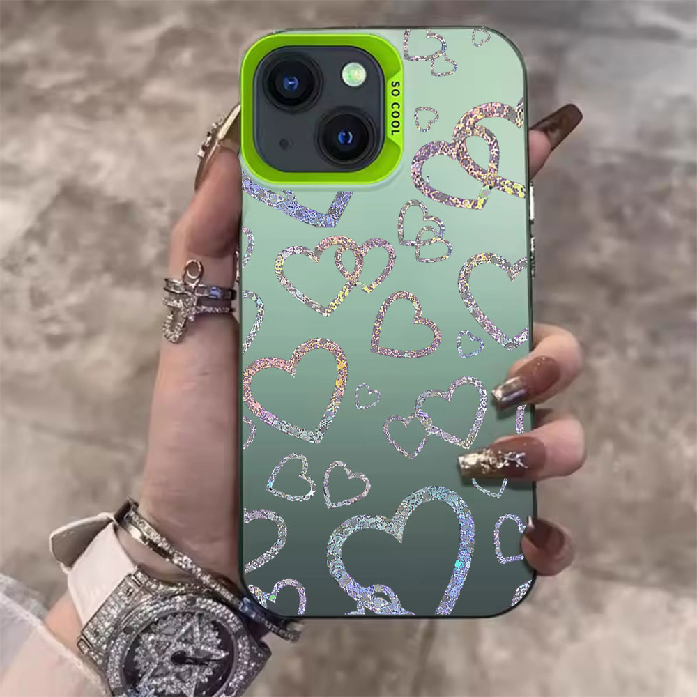 Colorful Heart Print Case For  - Computer Case ulasan dan harga
