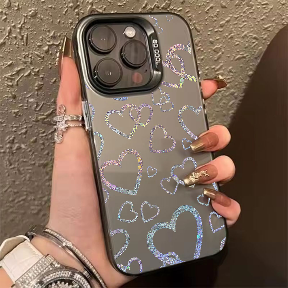 Colorful Heart Print Case For  - Computer Case ulasan dan harga