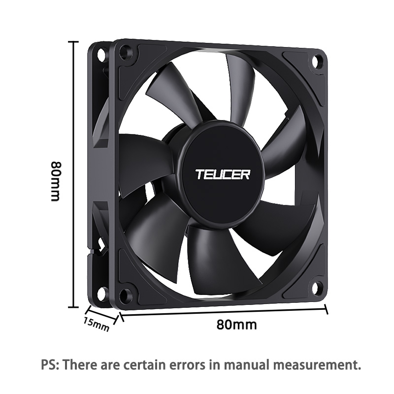Teucer UT-8015 8CM Chassis Fan - Pc Chassis ulasan dan harga