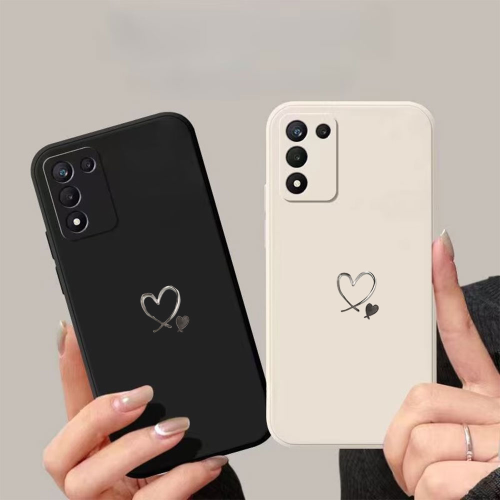 Love Heart Print Anti-Drop Pho - Computer Case ulasan dan harga