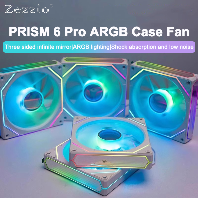 ZEZZIO PRISM 6 PRO 120mm  ARGB - Case Fan Controller ulasan dan harga