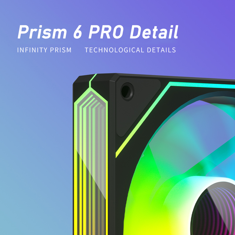 ZEZZIO PRISM 6 PRO 120mm  ARGB - Case Fan Controller ulasan dan harga