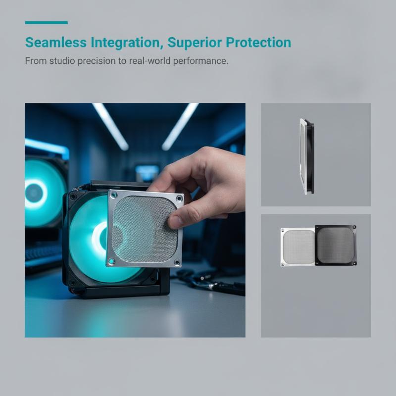 Metal Cooling Fan Dust Protect - Dust Filter Pc ulasan dan harga